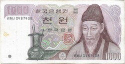1000 won 1983 Dél Korea 6.