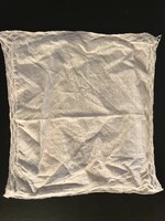 ZSEBKENDŐ - CSIPKE SZÉL - 23 x 23 cm - RÉGI - PAMUT - FOTÓK SZERINT