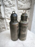 2 pcs of copper-plated clock weights pair