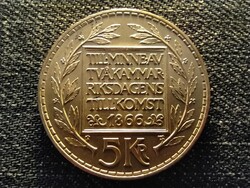 Svédország A kétkamarás alkotmányos reform 100. évfordulója .400 ezüst 5 Korona 19