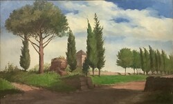 GIZELLA BARABÁS (1893-1985): ROME VIA APPIA ANCIENT