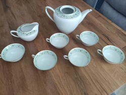Weimar Petra hibátlan teás porcelán készlet