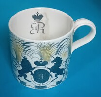 Kerámia emlékpohár II Erzsébet koronázására , Wedgwood , Eric Ravilious