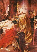 Képeslap: Benczúr Gyula festmény.