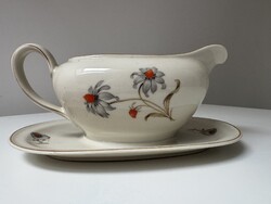 KPM Royal Ivory porcelán mártásos csésze alátéttel – Made in Germany