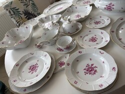 ELADÓ – EREDETI HEREND NANKING BOUQUET PINK (NBP) 12 SZEMÉLYES ÉTKÉSZLET