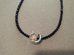 Genuine Faceted Spinel Necklace with Pendant