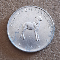 Vatikán  2 líra, 1973