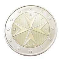 Málta,2 euro 2016 aUNC+ ötvözet