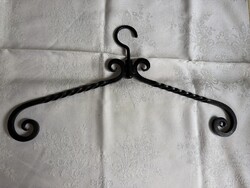 Wrought-iron coat hanger hook the Hook part rotates.