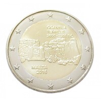 Málta,2 euro 2016 F - Őskori műemlékek - Ggantija templomok aUNC+ ötvözet