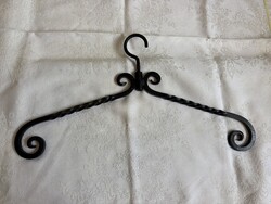 Wrought-iron coat hanger hook the Hook part rotates.