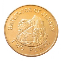 Jersey,2 pence 1998 aUNC+ ötvözet