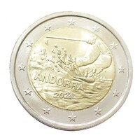Andorra,2 euro 2024 - Síelés aUNC+ ötvözet
