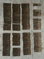 Retro Numbered Copper Plates / Door Numbers (92 pcs) – Sold as a Set Only!