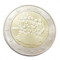 Málta,2 euro 2013 Caduceus verdejellel - A máltai önkormányzat 100. éve aUNC+ ötvözet