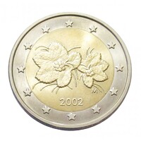 Finnország,2 euro 2002 aUNC+ ötvözet