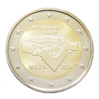Málta,2 euro 2024 - Falakkal körülvett városok - Il-Kastell Citadella Gozo aUNC+ ötvözet