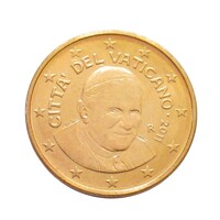 Vatikán,1 eurocent 2011 aUNC+ vas