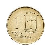 Egyenlítői-Guinea,1 peseta 1969 aUNC+ ötvözet