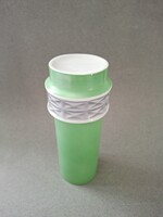 Kőbányai Porcelángyár Green Candle Holder