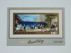 1973. Festmény (X.) Csontváry blokk - Tengerparti sétalovaglás