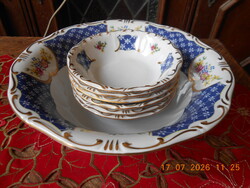 Zsolnay Marie Antoinette kompótos készlet