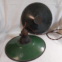 Retro Lampart zománcozott ipari lámpa + ajándék pót búra (Loft)