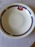 1 db Alföldi porcelán mintás leveses, mély tányér