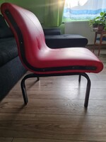 Eredeti retro ALFA klubfotel – Gyulai Fa- és Fémbútoripari Szöv. (Domus)”