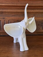 Hollóházi Art deco Elefánt - nagyobb méret 18cm magas, hibátlan vitrin darab - 201-16