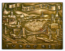 Walter Madarassy (1909–1994): City Unification Commemorative Plaquette 1973