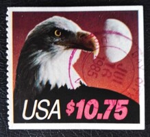 USA1750dp / Amerikai Egyesült Államok 1985 Kopasz sas  bélyeg pecsételt 1 oldalon fogazott