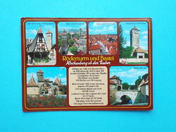Postcard (61) - Germany - Rothenburg ob der Tauber Mosaic 1990s
