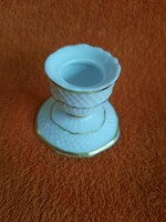 Hollóházi porcelán Pannónia Arrabona mini gyertyatartó (4,5 cm), I. osztályú
