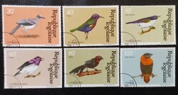 KP21 /  Togo 1981 Madarakk bélyegsor pecsételt