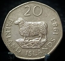 Falkland-szigetek 20 penny, 1983 A02E3V