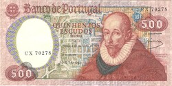 500 escudo escudos 1979.10.04. Portugália Gyönyörű