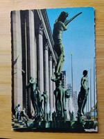 Svédország,Stockholm,Orfeus szökőkút,Carl Milles híres szoborcsoportja a Hangversenyterem előtt