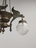 Antik madaras sas sólyom turul kerecsensólyom bronz csillár