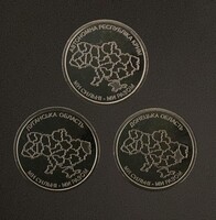 Ukraine - 10 hryvnya x 3 coins - 2025 coin - UNC set
