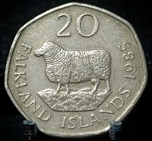 Falkland-szigetek 20 penny, 1985 A02D4V