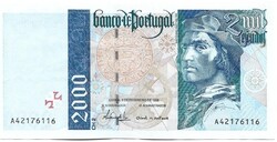 2000 escudo escudos 1996.02.01. Portugália Gyönyörű