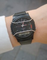 Casio AQW-5-1EV Ana-Digi retro watch - Tiktakwatch warranty