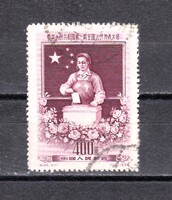 1954 Kína 400 yuan Régi Pecsételt Bélyeg