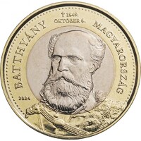 Magyarország,200 forint 2024 - Batthyány Lajos aUNC+ ötvözet