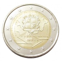 Andorra,2 euro 2015 - Vámegyezmény az EU-val aUNC+ ötvözet