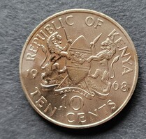 Kenya 10 cent 1968 (N6)