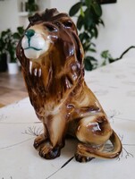 Zsolnay porcelán oroszlán 13 cm, tökéletes állapot