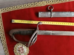 Antik M1882-es francia mintájú lovassági kard amelyet valószínűleg belga megrendelésre készült
